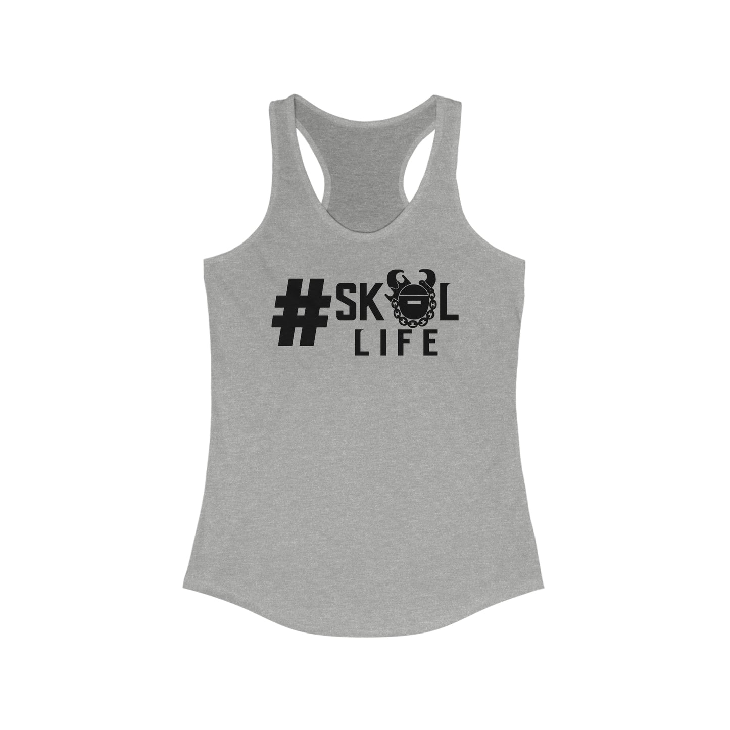 Ladies Ideal Racerback Tank - #Life