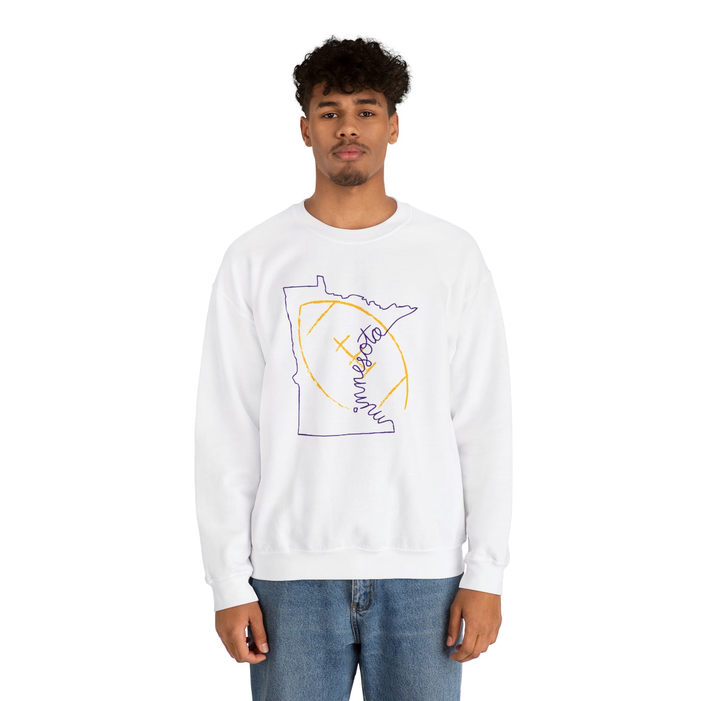 Unisex Heavy Blend™ Crewneck - MN State Football