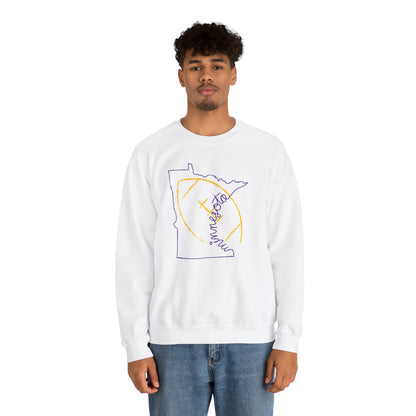 Unisex Heavy Blend™ Crewneck - MN State Football