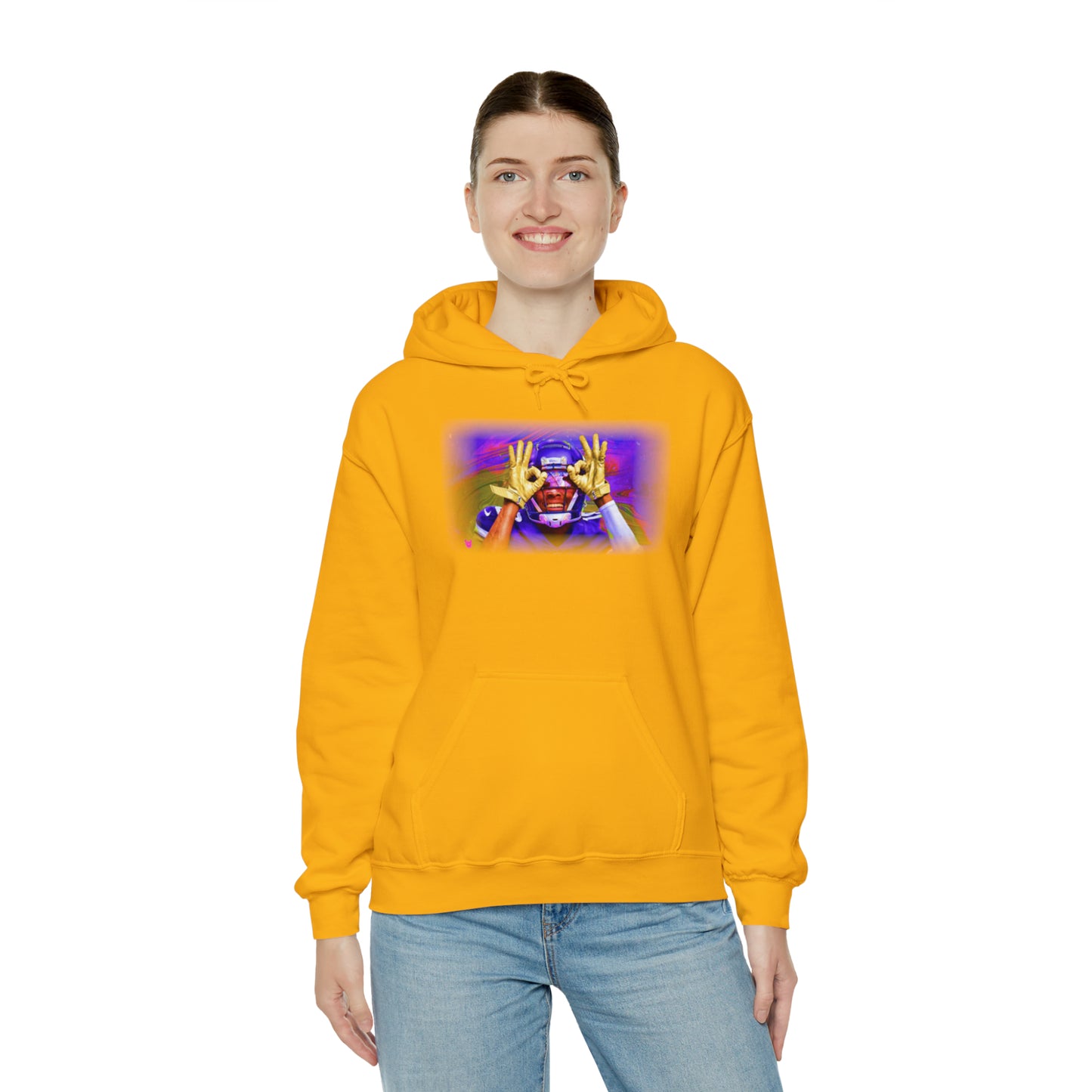 Unisex Heavy Blend™ Hoodie - Griddy (Color Blast)