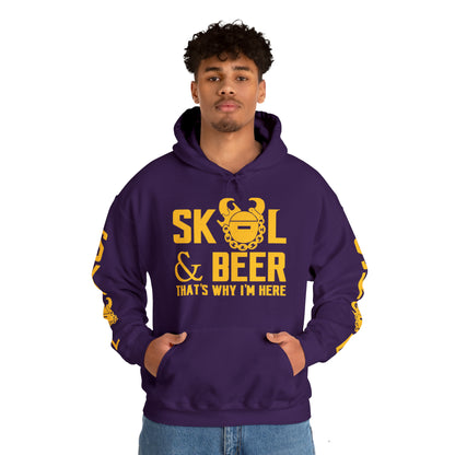 Unisex Heavy Blend™ Hooded Sweatshirt - & BEER + Original (Sleeves)