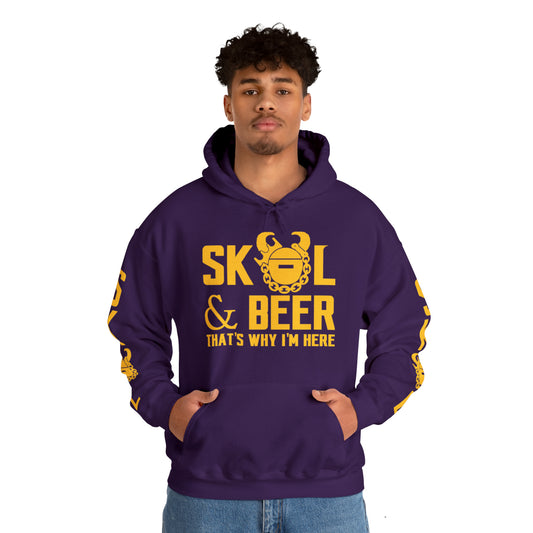 Unisex Heavy Blend™ Hooded Sweatshirt - & BEER + Original (Sleeves)