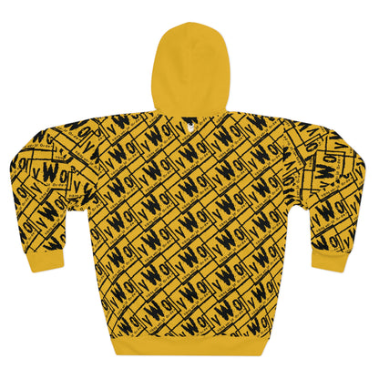 Unisex Pullover Hoodie - Gold/Black - VWO (Framed)