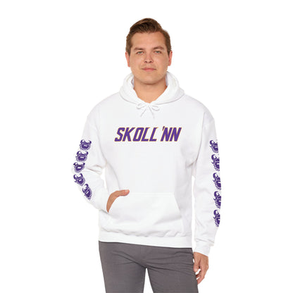 Unisex Heavy Blend™ Hooded Sweatshirt - SKOLL'NN + Game Day Helmet (Sleeves)