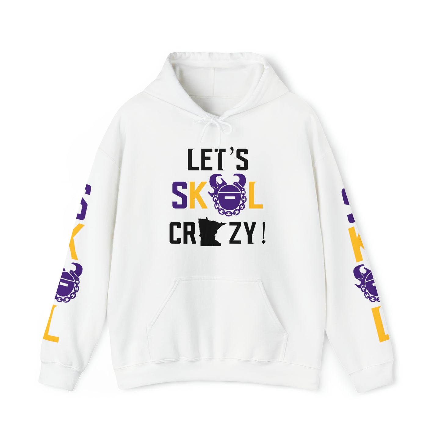 Unisex Heavy Blend™ Hooded Sweatshirt - Let's go Crazy! + Original (Sleeves)