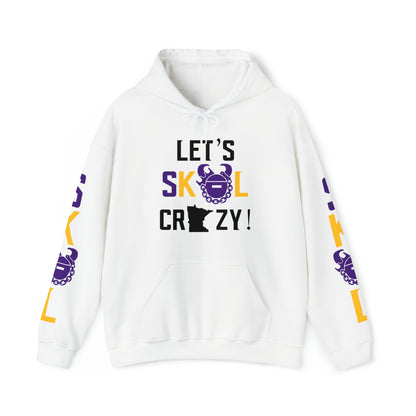 Unisex Heavy Blend™ Hooded Sweatshirt - Let's go Crazy! + Original (Sleeves)