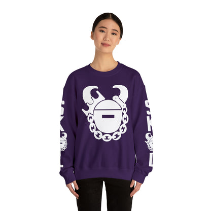 Unisex Heavy Blend™ Crewneck - Game Day Helmet + The Original (Sleeves)