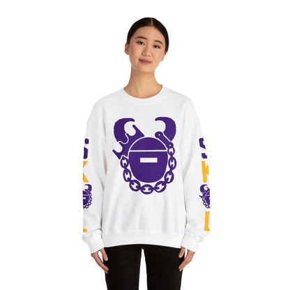Unisex Heavy Blend™ Crewneck - Game Day Helmet + The Original (Sleeves)