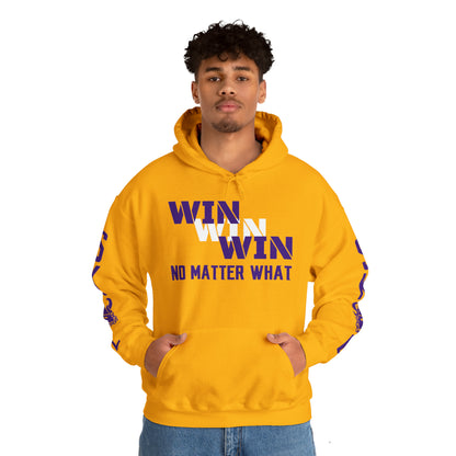 Unisex Heavy Blend™ Hooded Sweatshirt - No Matter What + Original (Sleeves)