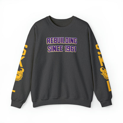 Unisex Heavy Blend™ Crewneck - Rebuilding Since 1961 + The Original (Sleeves)