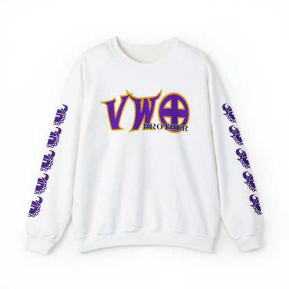 Unisex Heavy Blend™ Crewneck - VWO Brother + Game Day Helmet (Sleeves)