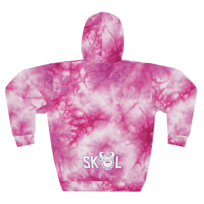 Unisex Pullover Hoodie - Pink Tie-Dye - Hope